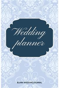 Wedding Planner Small Size Blank Journal-Wedding Planner&To-Do List-5.5