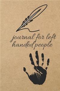 Journal for Left Handed People