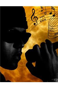 Blank Sheet Music Notebook