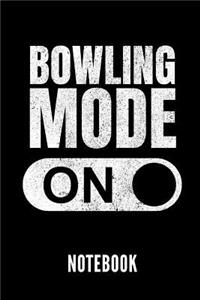 Bowling Mode on Notebook