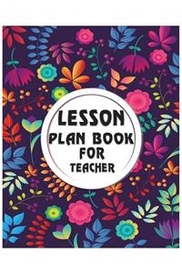 Lesson Plan Book For Teachers