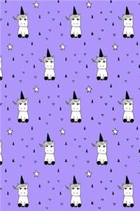 Journal Notebook Cute Little Unicorns Pattern 4
