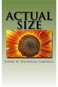 Actual Size: Poems