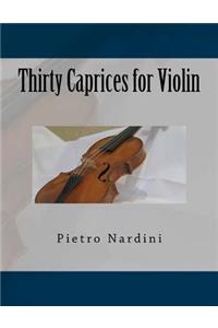 Thirty Caprices for Violin