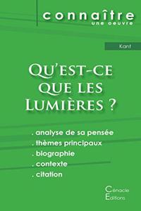 Fiche de lecture Qu'est-ce que les Lumières ? De Emmanuel Kant (Analyse philosophique de référence et résumé complet)