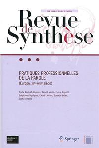 Pratiques Professionnelles de La Parole