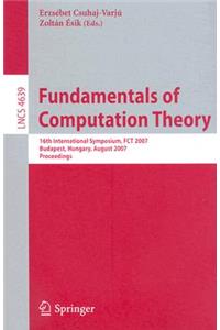 Fundamentals of Computation Theory