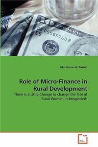 Role of Micro-Finance in Rural Development