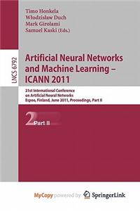 Artificial Neural Networks and Machine Learning - ICANN 2011