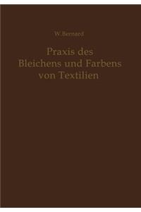 Praxis des Bleichens und Färbens von Textilien