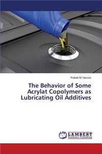 Behavior of Some Acrylate Copolymers as Lubricating Oil Additives