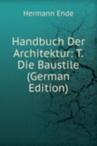 Handbuch Der Architektur