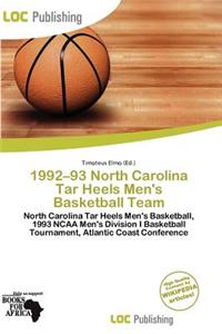 1992-93 North Carolina Tar Heels Men's Basketball Team