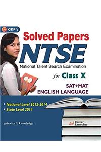 NTSE for Class X Solved Paper SAT+MAT English Language