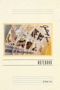 Vintage Lined Notebook Greetings from New Haven