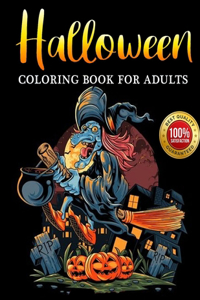 Halloween Coloring Book for Adults