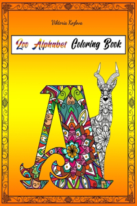 Zoo Alphabet: Coloring Book