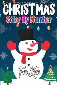 Christmas Color By Number For Kids