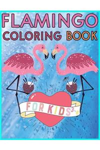 Flamingo Coloring Book For Kids 3-8