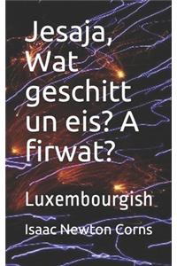 Jesaja, Wat geschitt un eis? A firwat?