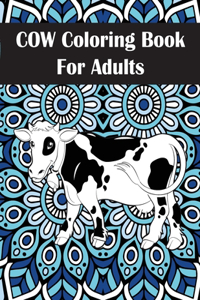 Cow Coloring Book for Adults