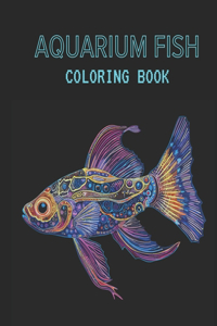 Aquarium fish coloring book