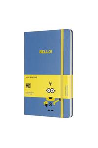 Moleskine Minions Limited Edition Blue Large Ruled Notebook Hard