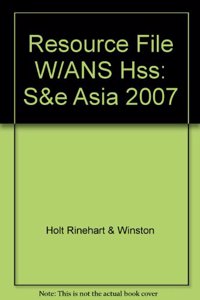 Resource File W/ANS Hss: S&e Asia 2007