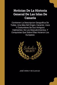 Noticias De La Historia General De Las Islas De Canaria