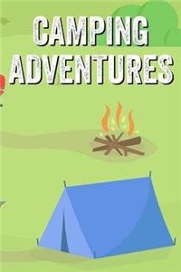 Camping Adventures: Trending Summer Camp Activity Book, Kids Camping Outdoor Notebook, Summertime Things To Do Journal