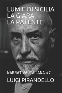 Lumie Di Sicilia La Giara La Patente