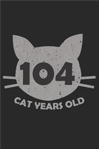 104 Cat Years Old