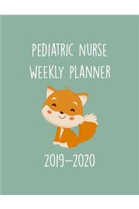 Pediatric Nurse Weekly Planner 2019-2020