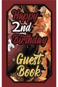 Happy 2nd Birthday Guest Book