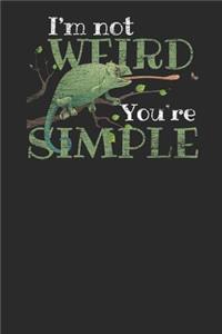 I'm Not Weird You're Simple