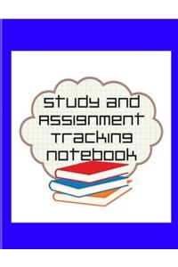 Study and Assignment Tracking Notebook