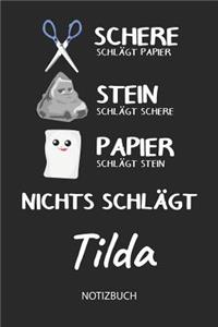Nichts schlägt - Tilda - Notizbuch