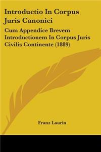 Introductio In Corpus Juris Canonici