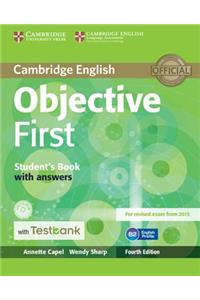 Objective First Student's Book with Answers with Testbank