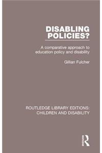 Disabling Policies?