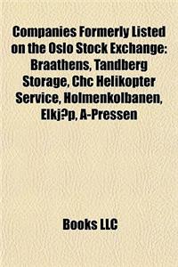 Companies Formerly Listed on the Oslo Stock Exchange