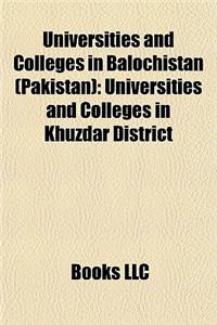 Universities and Colleges in Balochistan (Pakistan