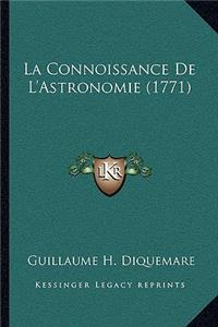 La Connoissance De L'Astronomie (1771)