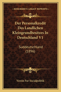 Der Personalkredit Des Landlichen Kleingrundbesitzes In Deutschland V1