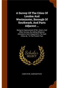 A Survey Of The Cities Of London And Westminster, Borough Of Southwark, And Parts Adjacent ...