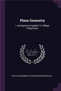 Plane Geometry