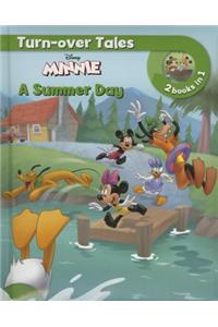 Disney Minnie a Summer Day / A Splashing Date (Turn-Over Tales)