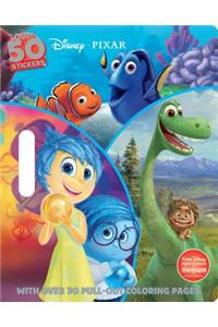 Disney Pixar Coloring Floor Pad: With Over 30 Pull-Out Coloring Pages