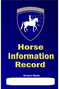 Horse Information Record