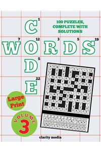 Large Print Code Words Volume 3